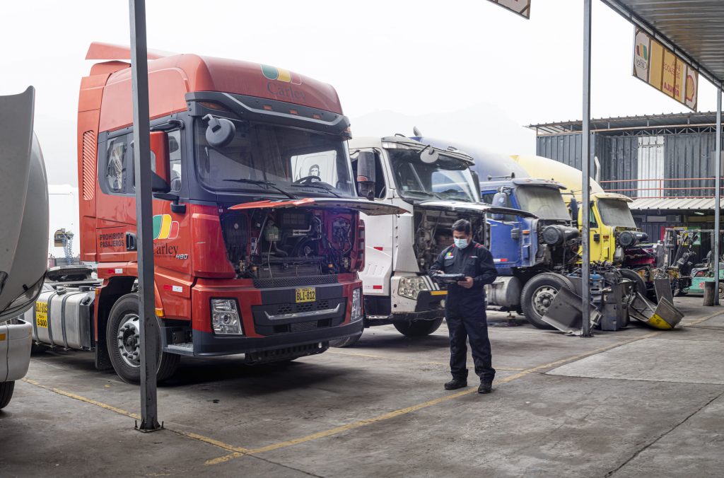 Áreas propias de mantenimiento.