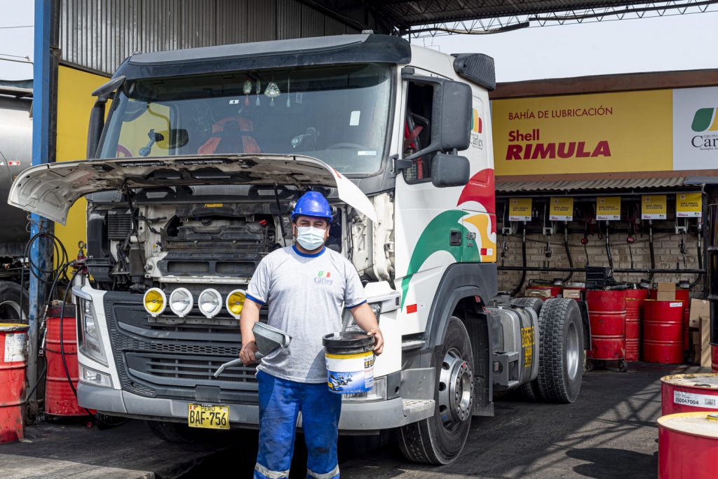 Áreas de lubricación de vehículos.